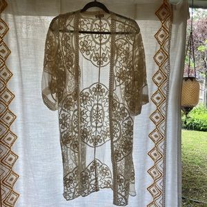 Boho swim cover up